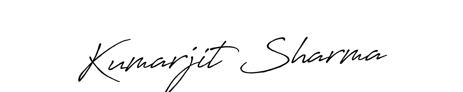 You should practise on your own different ways (Antro_Vectra_Bolder) to write your name (Kumarjit Sharma) in signature. don't let someone else do it for you. Kumarjit Sharma signature style 7 images and pictures png
