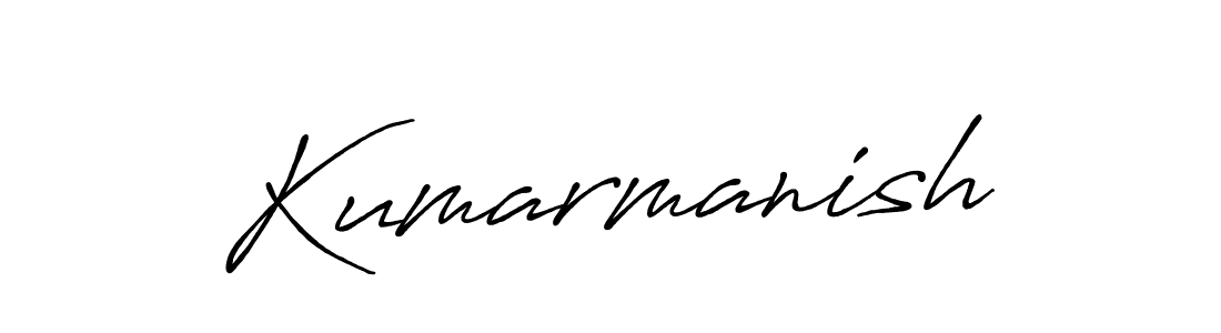 Create a beautiful signature design for name Kumarmanish. With this signature (Antro_Vectra_Bolder) fonts, you can make a handwritten signature for free. Kumarmanish signature style 7 images and pictures png