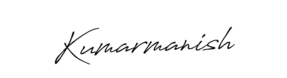 Create a beautiful signature design for name Kumarmanish. With this signature (Antro_Vectra_Bolder) fonts, you can make a handwritten signature for free. Kumarmanish signature style 7 images and pictures png