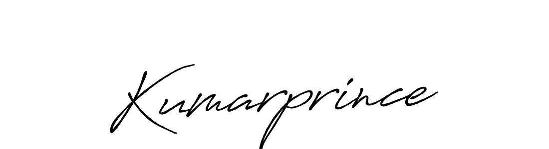 Make a beautiful signature design for name Kumarprince. With this signature (Antro_Vectra_Bolder) style, you can create a handwritten signature for free. Kumarprince signature style 7 images and pictures png