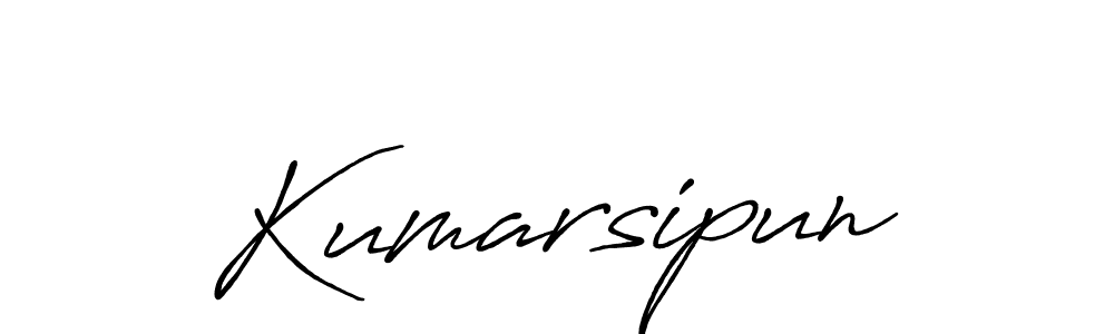 Design your own signature with our free online signature maker. With this signature software, you can create a handwritten (Antro_Vectra_Bolder) signature for name Kumarsipun. Kumarsipun signature style 7 images and pictures png