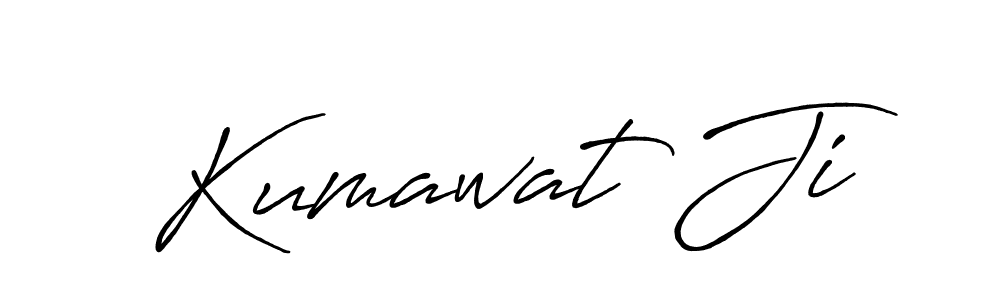 Design your own signature with our free online signature maker. With this signature software, you can create a handwritten (Antro_Vectra_Bolder) signature for name Kumawat Ji. Kumawat Ji signature style 7 images and pictures png