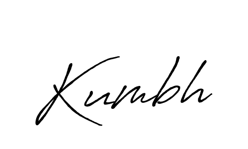 Similarly Antro_Vectra_Bolder is the best handwritten signature design. Signature creator online .You can use it as an online autograph creator for name Kumbh. Kumbh signature style 7 images and pictures png