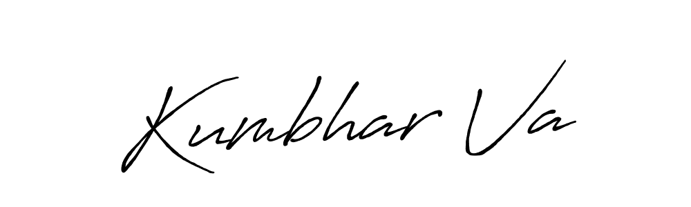 You should practise on your own different ways (Antro_Vectra_Bolder) to write your name (Kumbhar Va) in signature. don't let someone else do it for you. Kumbhar Va signature style 7 images and pictures png