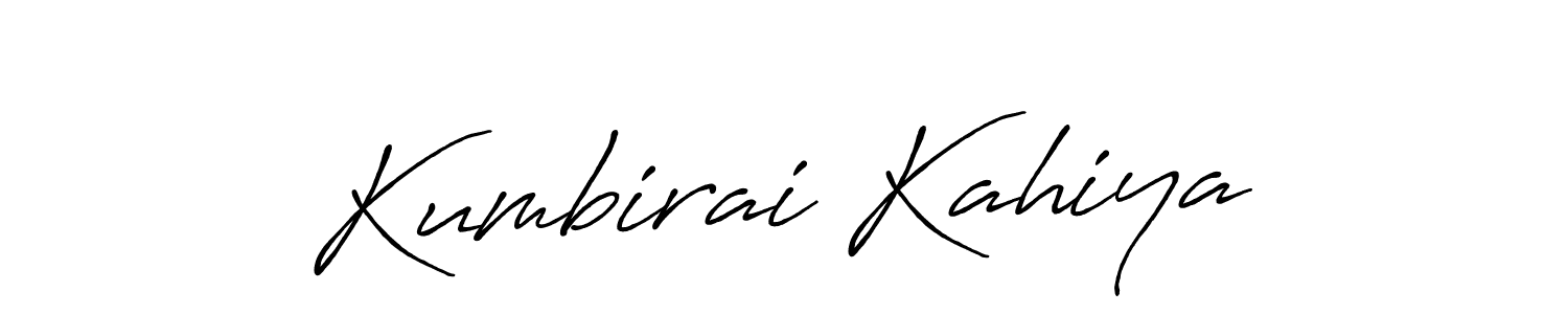 The best way (Antro_Vectra_Bolder) to make a short signature is to pick only two or three words in your name. The name Kumbirai Kahiya include a total of six letters. For converting this name. Kumbirai Kahiya signature style 7 images and pictures png