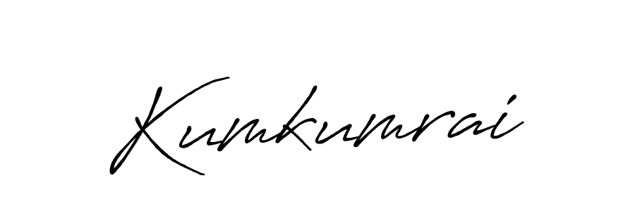 Create a beautiful signature design for name Kumkumrai. With this signature (Antro_Vectra_Bolder) fonts, you can make a handwritten signature for free. Kumkumrai signature style 7 images and pictures png