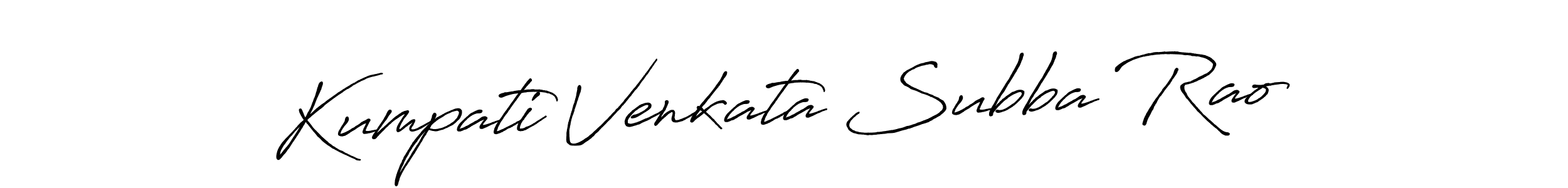 It looks lik you need a new signature style for name Kumpati Venkata Subba Rao. Design unique handwritten (Antro_Vectra_Bolder) signature with our free signature maker in just a few clicks. Kumpati Venkata Subba Rao signature style 7 images and pictures png