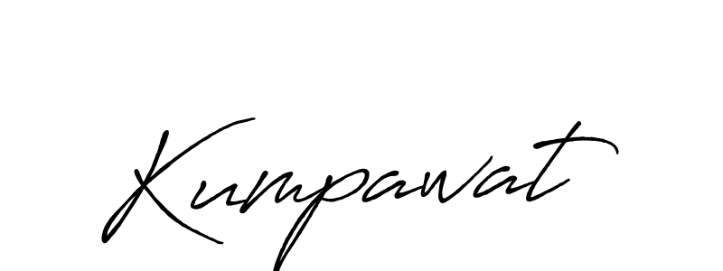 Kumpawat stylish signature style. Best Handwritten Sign (Antro_Vectra_Bolder) for my name. Handwritten Signature Collection Ideas for my name Kumpawat. Kumpawat signature style 7 images and pictures png