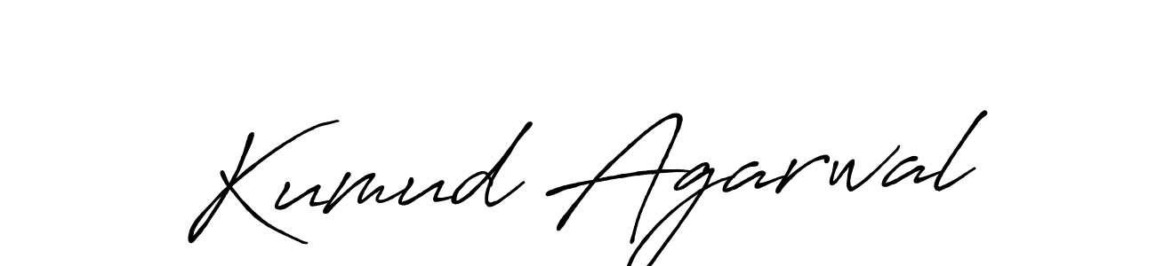Kumud Agarwal stylish signature style. Best Handwritten Sign (Antro_Vectra_Bolder) for my name. Handwritten Signature Collection Ideas for my name Kumud Agarwal. Kumud Agarwal signature style 7 images and pictures png