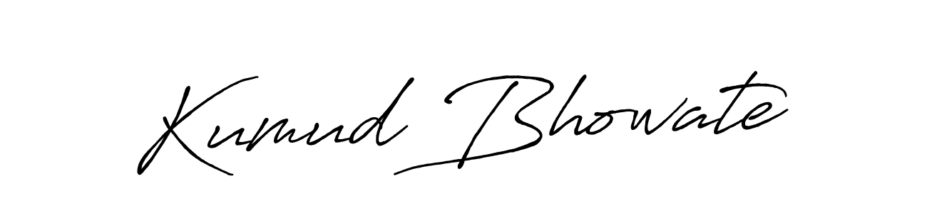 Make a beautiful signature design for name Kumud Bhowate. Use this online signature maker to create a handwritten signature for free. Kumud Bhowate signature style 7 images and pictures png