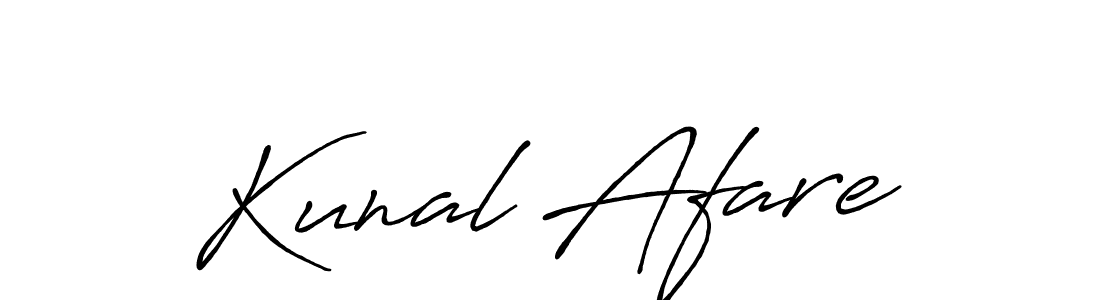 The best way (Antro_Vectra_Bolder) to make a short signature is to pick only two or three words in your name. The name Kunal Afare include a total of six letters. For converting this name. Kunal Afare signature style 7 images and pictures png