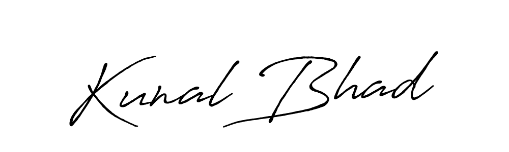 You should practise on your own different ways (Antro_Vectra_Bolder) to write your name (Kunal Bhad) in signature. don't let someone else do it for you. Kunal Bhad signature style 7 images and pictures png