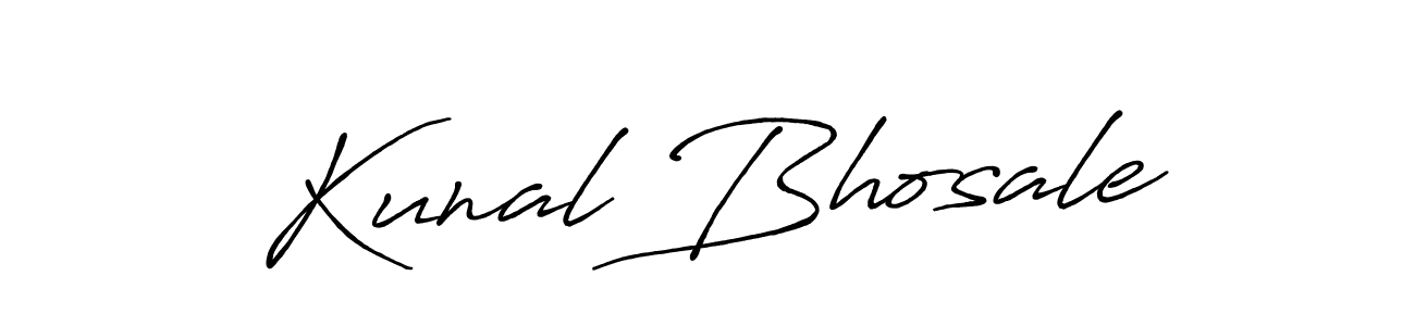 Also we have Kunal Bhosale name is the best signature style. Create professional handwritten signature collection using Antro_Vectra_Bolder autograph style. Kunal Bhosale signature style 7 images and pictures png