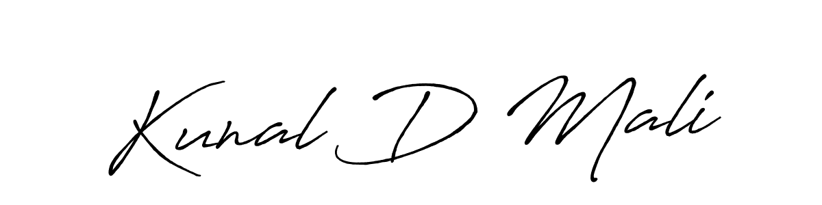 Make a beautiful signature design for name Kunal D Mali. Use this online signature maker to create a handwritten signature for free. Kunal D Mali signature style 7 images and pictures png