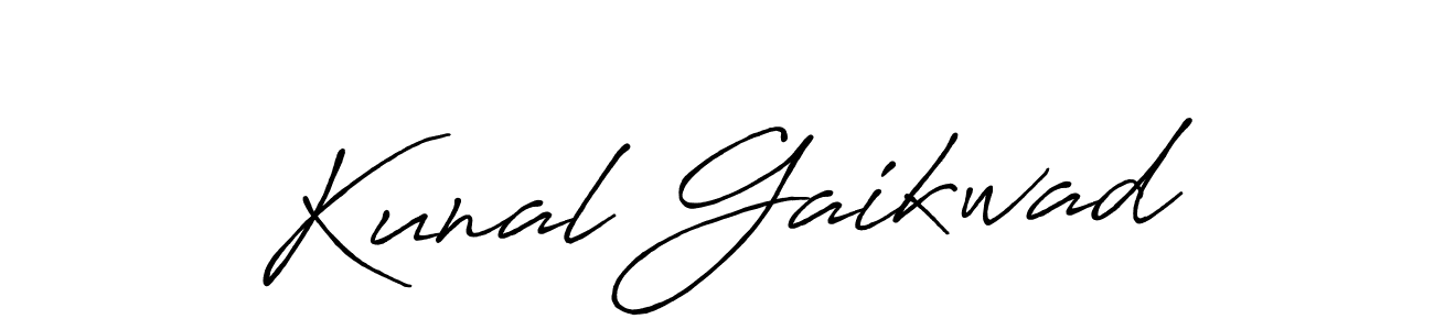 It looks lik you need a new signature style for name Kunal Gaikwad. Design unique handwritten (Antro_Vectra_Bolder) signature with our free signature maker in just a few clicks. Kunal Gaikwad signature style 7 images and pictures png