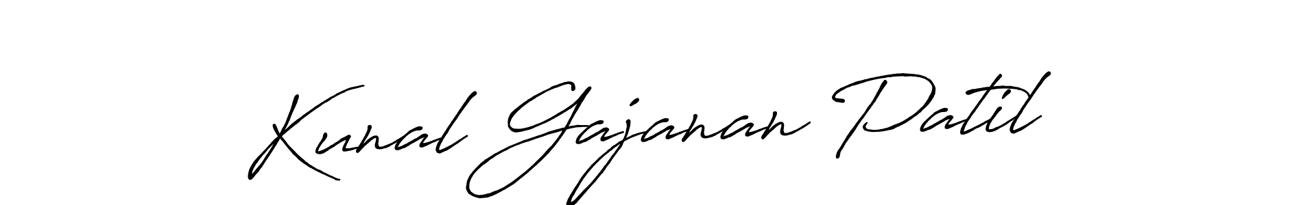 Also we have Kunal Gajanan Patil name is the best signature style. Create professional handwritten signature collection using Antro_Vectra_Bolder autograph style. Kunal Gajanan Patil signature style 7 images and pictures png