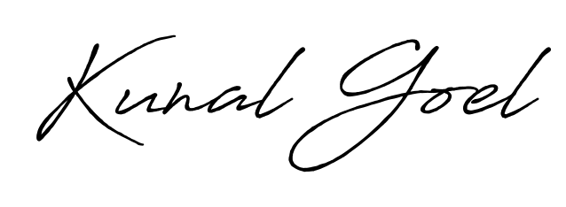 The Antro_Vectra_Bolder lettering style adds unique flourish to name Kunal Goel. Stand out with a custom digital autograph made in seconds. Kunal Goel signature style 7 images and pictures png