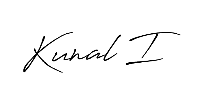 Here are the top 10 professional signature styles for the name Kunal I. These are the best autograph styles you can use for your name. Kunal I signature style 7 images and pictures png