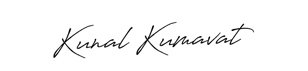 Kunal Kumavat stylish signature style. Best Handwritten Sign (Antro_Vectra_Bolder) for my name. Handwritten Signature Collection Ideas for my name Kunal Kumavat. Kunal Kumavat signature style 7 images and pictures png