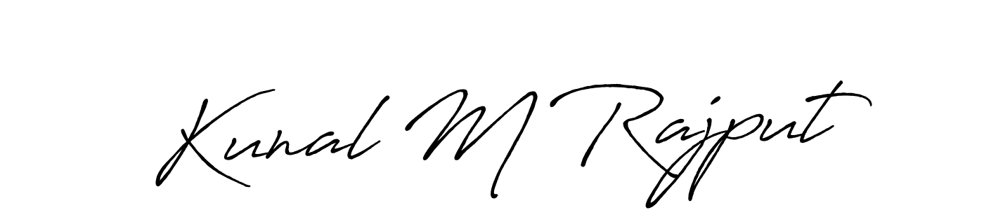 The best way (Antro_Vectra_Bolder) to make a short signature is to pick only two or three words in your name. The name Kunal M Rajput include a total of six letters. For converting this name. Kunal M Rajput signature style 7 images and pictures png