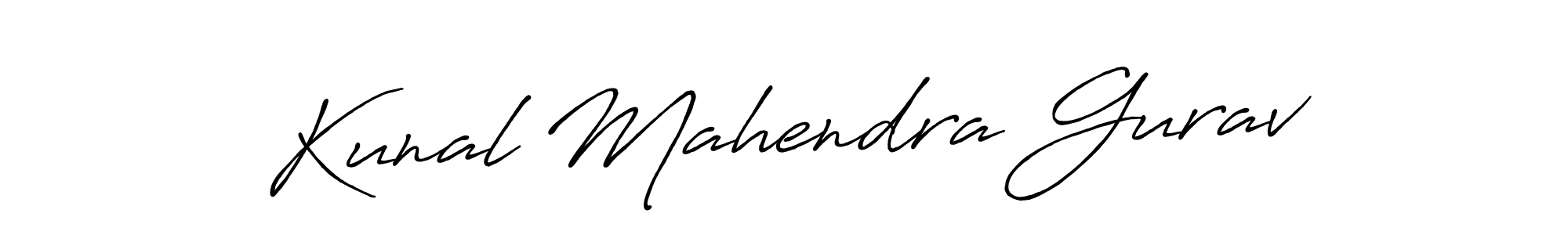 The best way (Antro_Vectra_Bolder) to make a short signature is to pick only two or three words in your name. The name Kunal Mahendra Gurav include a total of six letters. For converting this name. Kunal Mahendra Gurav signature style 7 images and pictures png