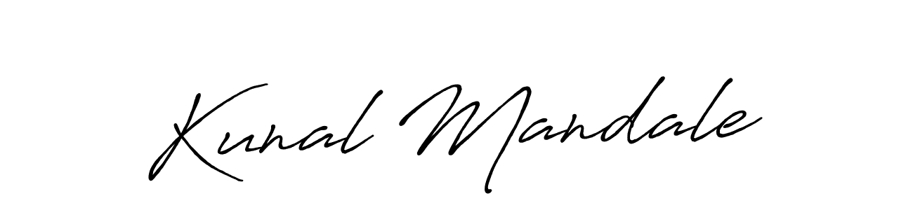 Kunal Mandale stylish signature style. Best Handwritten Sign (Antro_Vectra_Bolder) for my name. Handwritten Signature Collection Ideas for my name Kunal Mandale. Kunal Mandale signature style 7 images and pictures png