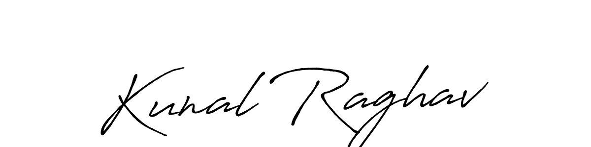 Also we have Kunal Raghav name is the best signature style. Create professional handwritten signature collection using Antro_Vectra_Bolder autograph style. Kunal Raghav signature style 7 images and pictures png