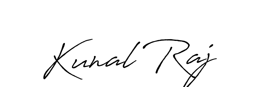 Kunal Raj stylish signature style. Best Handwritten Sign (Antro_Vectra_Bolder) for my name. Handwritten Signature Collection Ideas for my name Kunal Raj. Kunal Raj signature style 7 images and pictures png