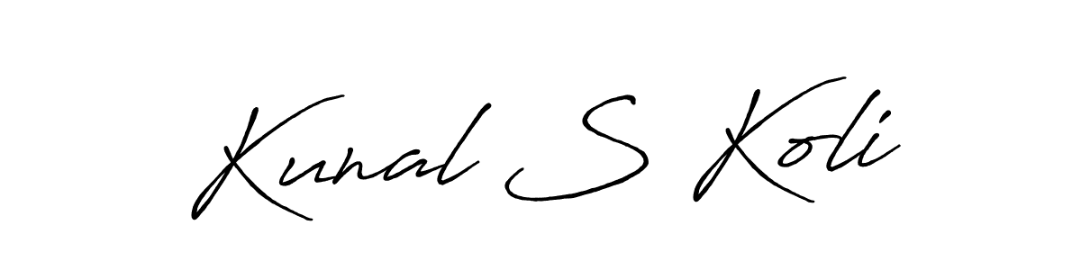 This is the best signature style for the Kunal S Koli name. Also you like these signature font (Antro_Vectra_Bolder). Mix name signature. Kunal S Koli signature style 7 images and pictures png
