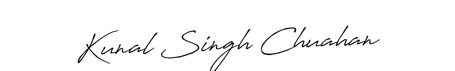 Similarly Antro_Vectra_Bolder is the best handwritten signature design. Signature creator online .You can use it as an online autograph creator for name Kunal Singh Chuahan. Kunal Singh Chuahan signature style 7 images and pictures png