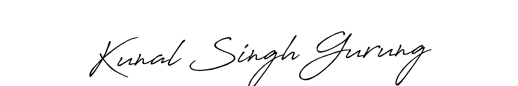 Once you've used our free online signature maker to create your best signature Antro_Vectra_Bolder style, it's time to enjoy all of the benefits that Kunal Singh Gurung name signing documents. Kunal Singh Gurung signature style 7 images and pictures png