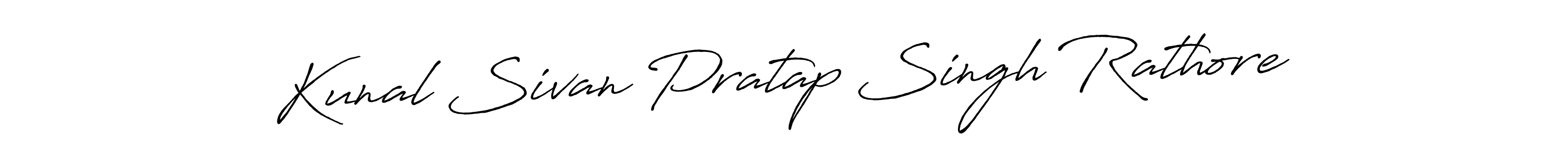 Use a signature maker to create a handwritten signature online. With this signature software, you can design (Antro_Vectra_Bolder) your own signature for name Kunal Sivan Pratap Singh Rathore. Kunal Sivan Pratap Singh Rathore signature style 7 images and pictures png