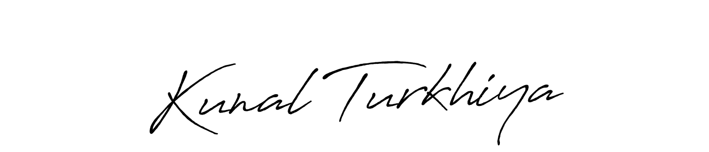 Make a short Kunal Turkhiya signature style. Manage your documents anywhere anytime using Antro_Vectra_Bolder. Create and add eSignatures, submit forms, share and send files easily. Kunal Turkhiya signature style 7 images and pictures png