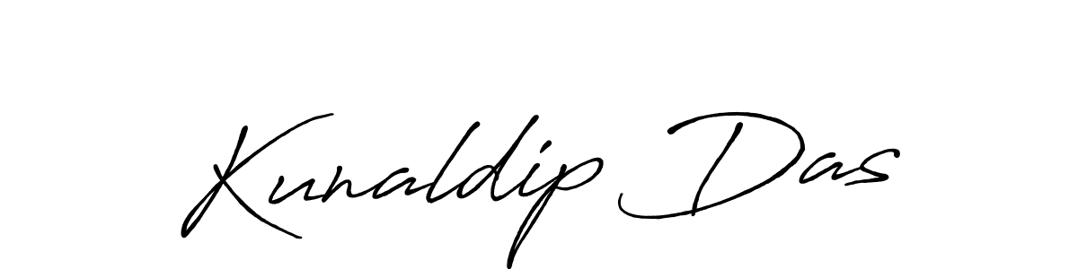 How to make Kunaldip Das name signature. Use Antro_Vectra_Bolder style for creating short signs online. This is the latest handwritten sign. Kunaldip Das signature style 7 images and pictures png
