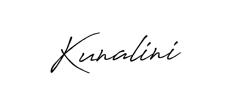 How to make Kunalini signature? Antro_Vectra_Bolder is a professional autograph style. Create handwritten signature for Kunalini name. Kunalini signature style 7 images and pictures png