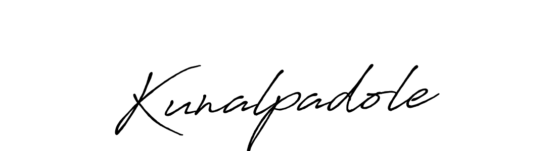 How to make Kunalpadole signature? Antro_Vectra_Bolder is a professional autograph style. Create handwritten signature for Kunalpadole name. Kunalpadole signature style 7 images and pictures png