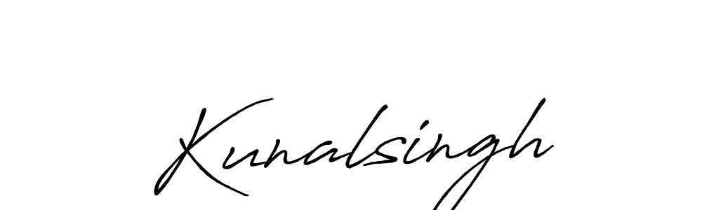 The best way (Antro_Vectra_Bolder) to make a short signature is to pick only two or three words in your name. The name Kunalsingh include a total of six letters. For converting this name. Kunalsingh signature style 7 images and pictures png