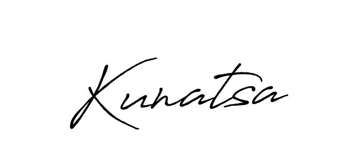 How to make Kunatsa signature? Antro_Vectra_Bolder is a professional autograph style. Create handwritten signature for Kunatsa name. Kunatsa signature style 7 images and pictures png