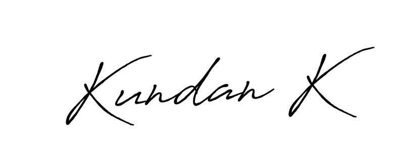 if you are searching for the best signature style for your name Kundan K. so please give up your signature search. here we have designed multiple signature styles  using Antro_Vectra_Bolder. Kundan K signature style 7 images and pictures png