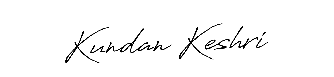 Also we have Kundan Keshri name is the best signature style. Create professional handwritten signature collection using Antro_Vectra_Bolder autograph style. Kundan Keshri signature style 7 images and pictures png