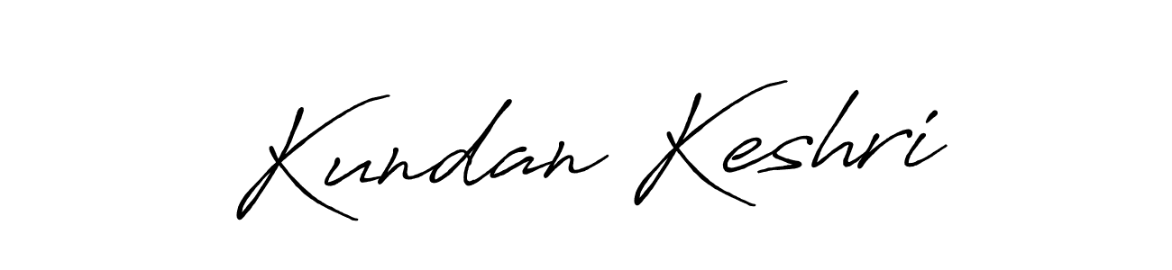 Also we have Kundan Keshri name is the best signature style. Create professional handwritten signature collection using Antro_Vectra_Bolder autograph style. Kundan Keshri signature style 7 images and pictures png