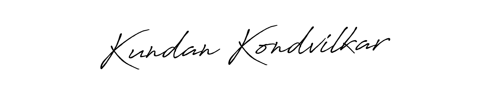 This is the best signature style for the Kundan Kondvilkar name. Also you like these signature font (Antro_Vectra_Bolder). Mix name signature. Kundan Kondvilkar signature style 7 images and pictures png