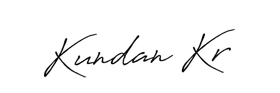 It looks lik you need a new signature style for name Kundan Kr. Design unique handwritten (Antro_Vectra_Bolder) signature with our free signature maker in just a few clicks. Kundan Kr signature style 7 images and pictures png