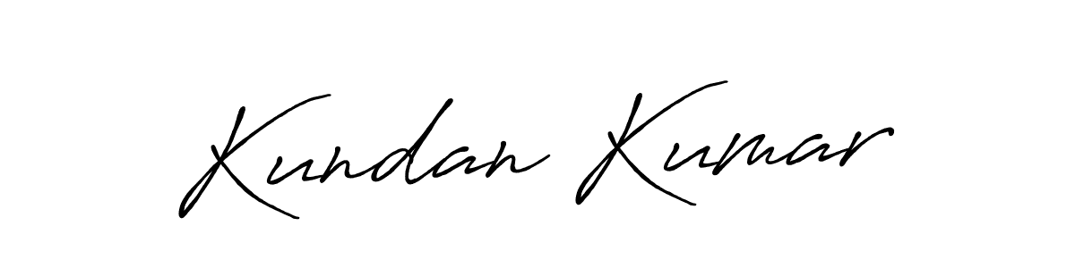 How to make Kundan Kumar name signature. Use Antro_Vectra_Bolder style for creating short signs online. This is the latest handwritten sign. Kundan Kumar signature style 7 images and pictures png