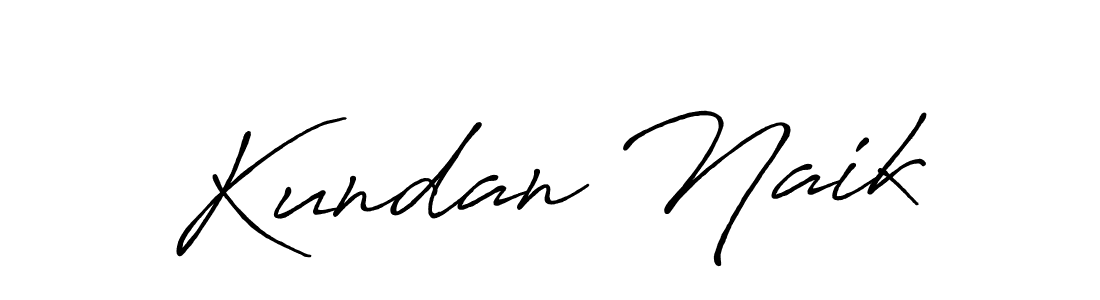 Design your own signature with our free online signature maker. With this signature software, you can create a handwritten (Antro_Vectra_Bolder) signature for name Kundan Naik. Kundan Naik signature style 7 images and pictures png