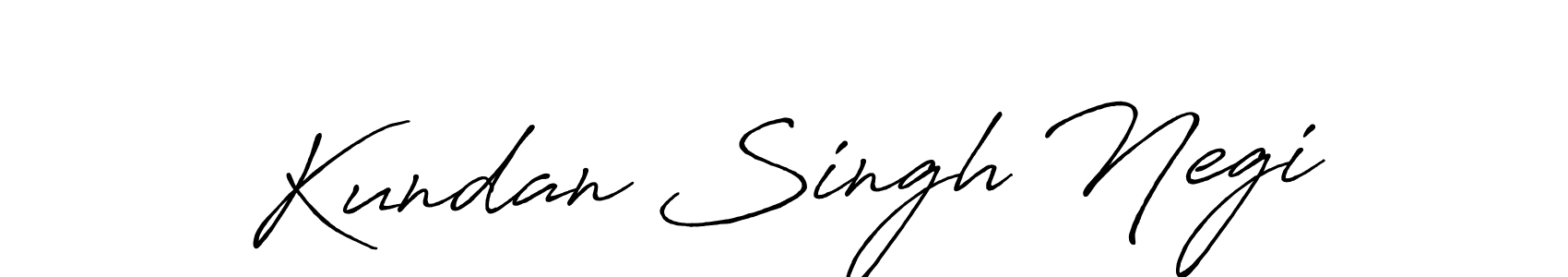 Also we have Kundan Singh Negi name is the best signature style. Create professional handwritten signature collection using Antro_Vectra_Bolder autograph style. Kundan Singh Negi signature style 7 images and pictures png