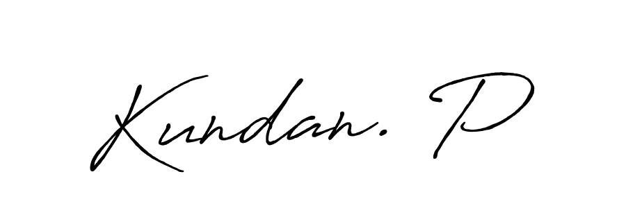 How to make Kundan. P signature? Antro_Vectra_Bolder is a professional autograph style. Create handwritten signature for Kundan. P name. Kundan. P signature style 7 images and pictures png