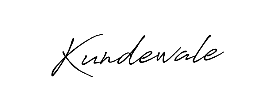 Also we have Kundewale name is the best signature style. Create professional handwritten signature collection using Antro_Vectra_Bolder autograph style. Kundewale signature style 7 images and pictures png