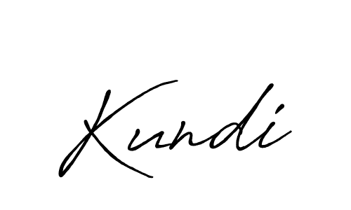 Design your own signature with our free online signature maker. With this signature software, you can create a handwritten (Antro_Vectra_Bolder) signature for name Kundi. Kundi signature style 7 images and pictures png
