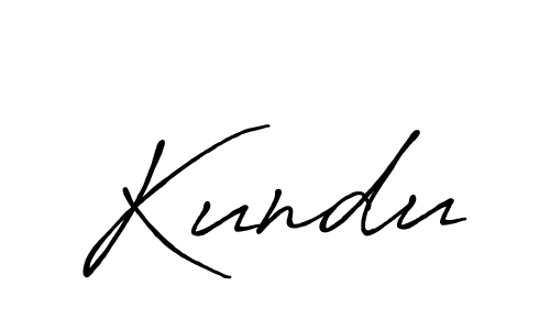 Kundu stylish signature style. Best Handwritten Sign (Antro_Vectra_Bolder) for my name. Handwritten Signature Collection Ideas for my name Kundu. Kundu signature style 7 images and pictures png